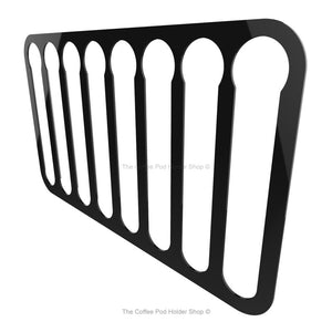 Nespresso Vertuo Line coffee pod capsule holder shown without pods.